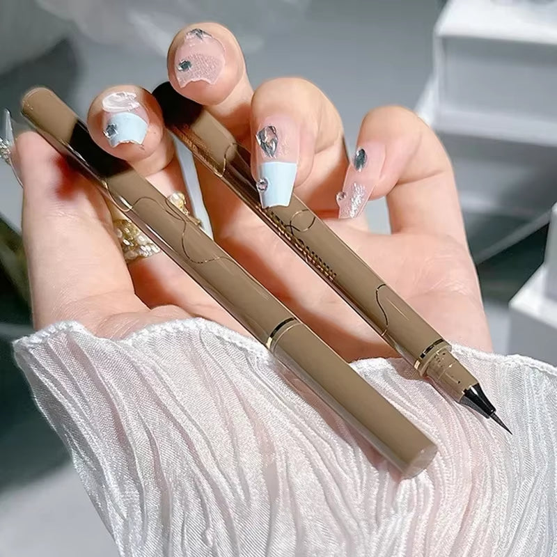 Ultra Thin Black Brown Lower Eyelash Eyeliner Pen Waterproof Lasting Smooth Lying Silkworm Eyes Liner Pencils Eye Makeup Tools