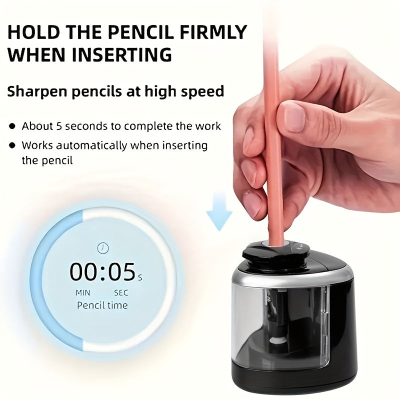 Electric Pencil Sharpener Desktop Automatic Office Stationery Beauty Fashion