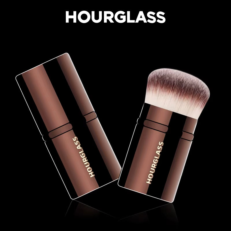 Makeup Brush- No.22 Retractable Blush Brush Soft and Skin-Friendly Fiber Hair Fashion Design Single Face Brush