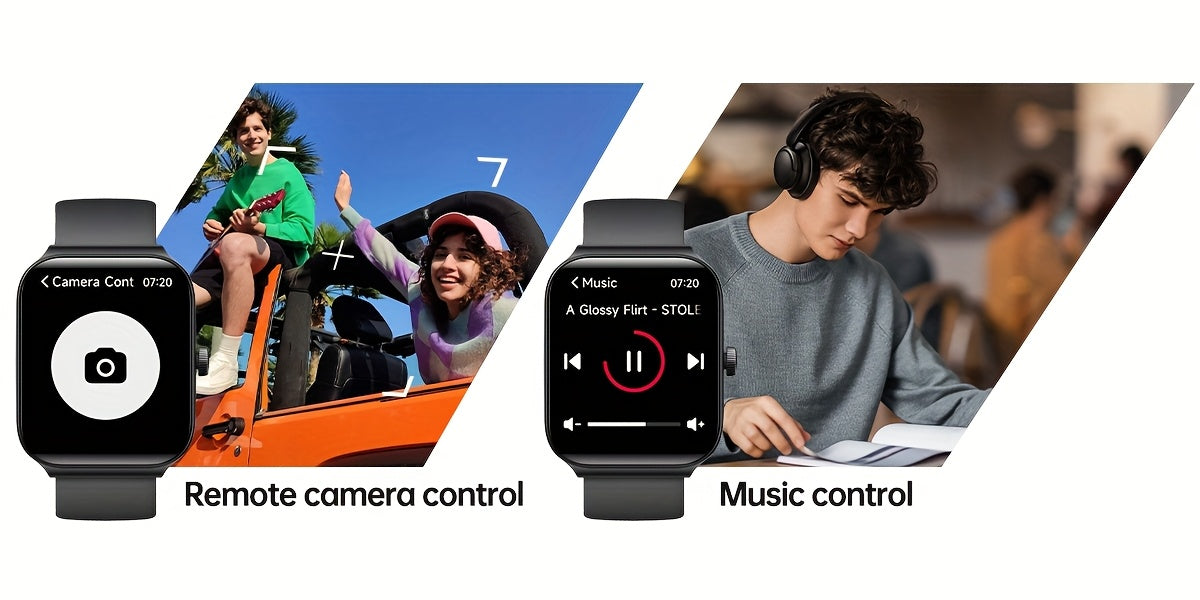 FAWEIO Smart Watch For Men Women Wireless Call, 1.95" Smartwatch With 100+ Sport Modes, Fitness Activity Tracker Pedometer, Built-in Alexa, For iPhone & Android, Perfect Gift For Family And Friends