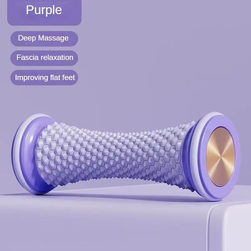 1Pc Portable Plastic Yoga Muscle Massage Roller Foot Training Device Multi-Functional Foot Roller for Muscle Network Drainage