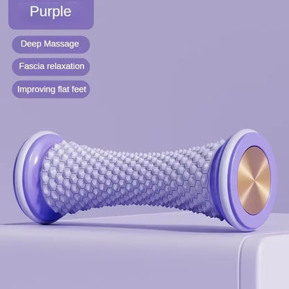 1Pc Portable Plastic Yoga Muscle Massage Roller Foot Training Device Multi-Functional Foot Roller for Muscle Network Drainage