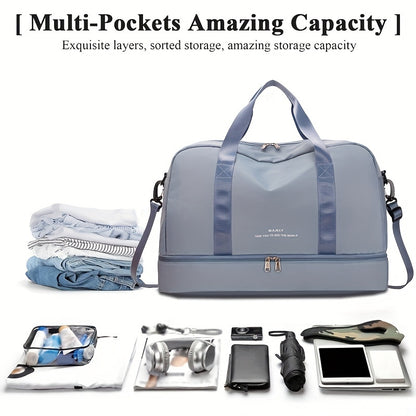 Versatile Carry-On Duffle Bag with Large Capacity and Lightweight Design - Perfect for Travel, Sports, and More Beauty Fashion