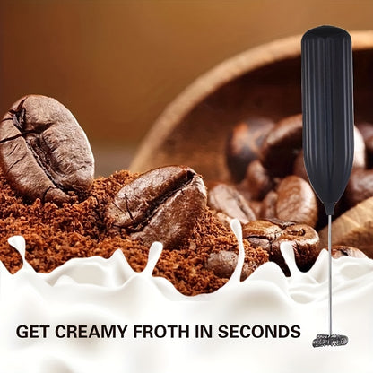 1pc LALAYUAN Electric Milk Frother & Whisk - Handheld Portable Foam Maker with Stainless Steel Teapot, Coffee & Chocolate Making, AA Battery Operated (Not Included) for Home Kitchen, Christmas Gifts, Office Use, Office Drink Beauty Fashion