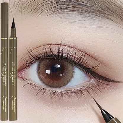 Ultra Thin Black Brown Lower Eyelash Eyeliner Pen Waterproof Lasting Smooth Lying Silkworm Eyes Liner Pencils Eye Makeup Tools