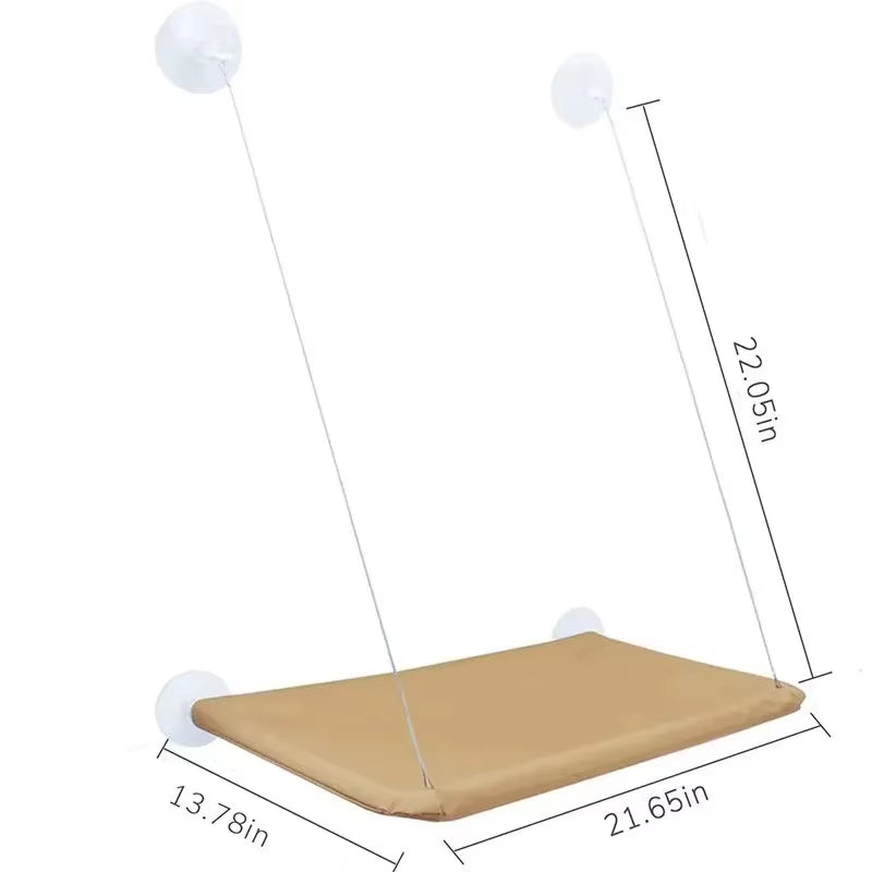 Cat Hammock Window Bed Cat Suction Cup Window Hammock Sunny Window Seat Nest Pet Accessories Hanging Cat Bed Cat Window Hammock