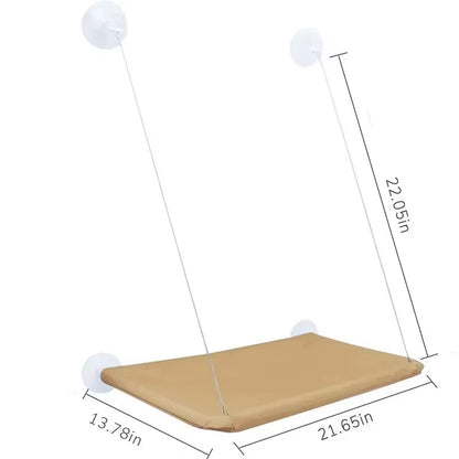 Cat Hammock Window Bed Cat Suction Cup Window Hammock Sunny Window Seat Nest Pet Accessories Hanging Cat Bed Cat Window Hammock