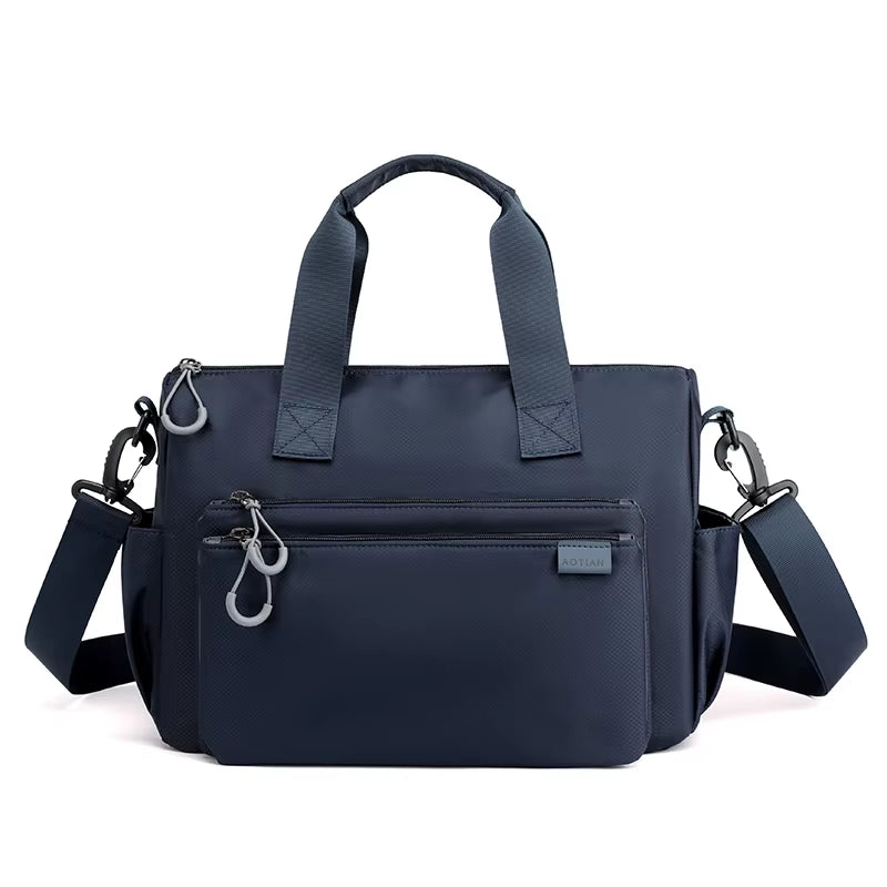 New Men'S Shoulder Bag High Quality Boys Crossbody Bag Man Messenger Bag Nylon Male Business Bolsas, Large and Small