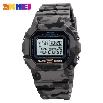 1628 Luxury Digital Men Watches Sports Waterproof Electronic Mens Wristwatches Military Back Light Clock 1988 Reloj Hombre