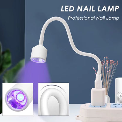 Mini Nail Dryer Uv Led Nail Lamp Foldable Curing Lights Desk Lamp for Nail Gel Polish Quick Dry Nail Art Dryer Manicure