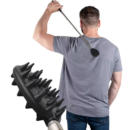 3/1Pcs Back Scratcher Telescopic Scratching Back Scratcher Massager Kit Scraper Extendable Telescoping Itch Massage Relaxation