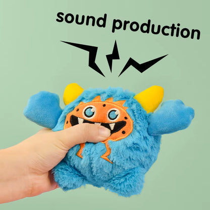 Fun Little Monster Plush Dog Toys Make a Sound to Attract Dog Attention Companion Factory Direct Sales