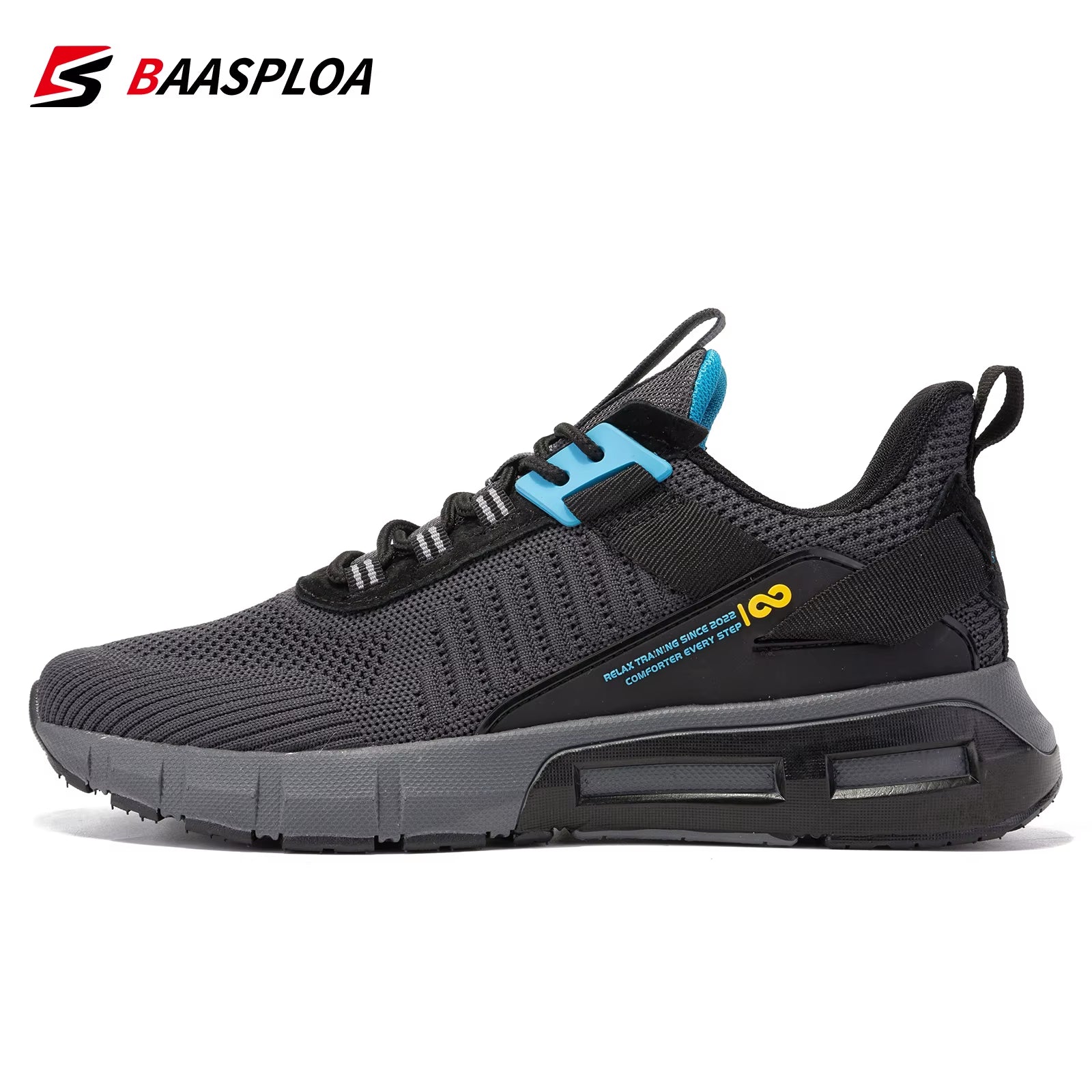 Men Sport Shoes Mesh Breathable Walking Shoes for Men Lightweight Non-Slip Outdoor Fashion Casual Sneakers Lace up Male