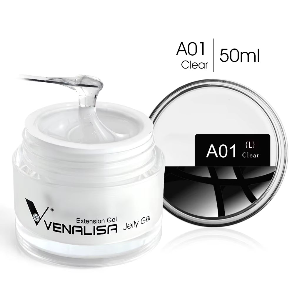 50Ml TPO FREE Rose Pink Jelly Gel Extension Nail Salon Professiona Used Self Leveling Transparent Gel Nail Gel Polish