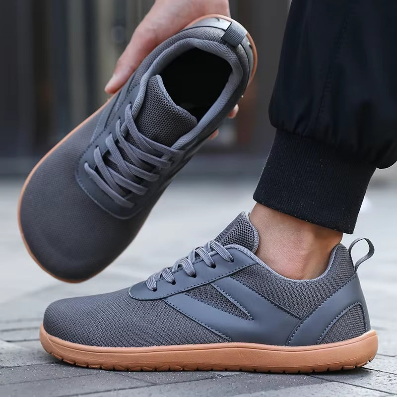 Mesh Barefoot Shoes Men'S Wide Toe Minimalist Sneakers Lightweight Breathable Casual Shoes Designer Running Shoe Casual Sneakers