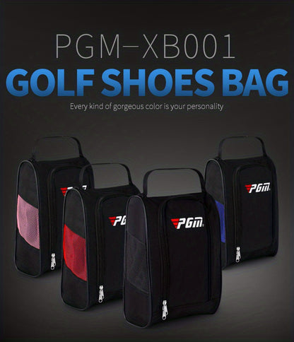 PGM Outdoor Golf Shoes Bags, Colorful Nylon Travel Zippered ConvenientSport Storage Bag XB001 Beauty Fashion
