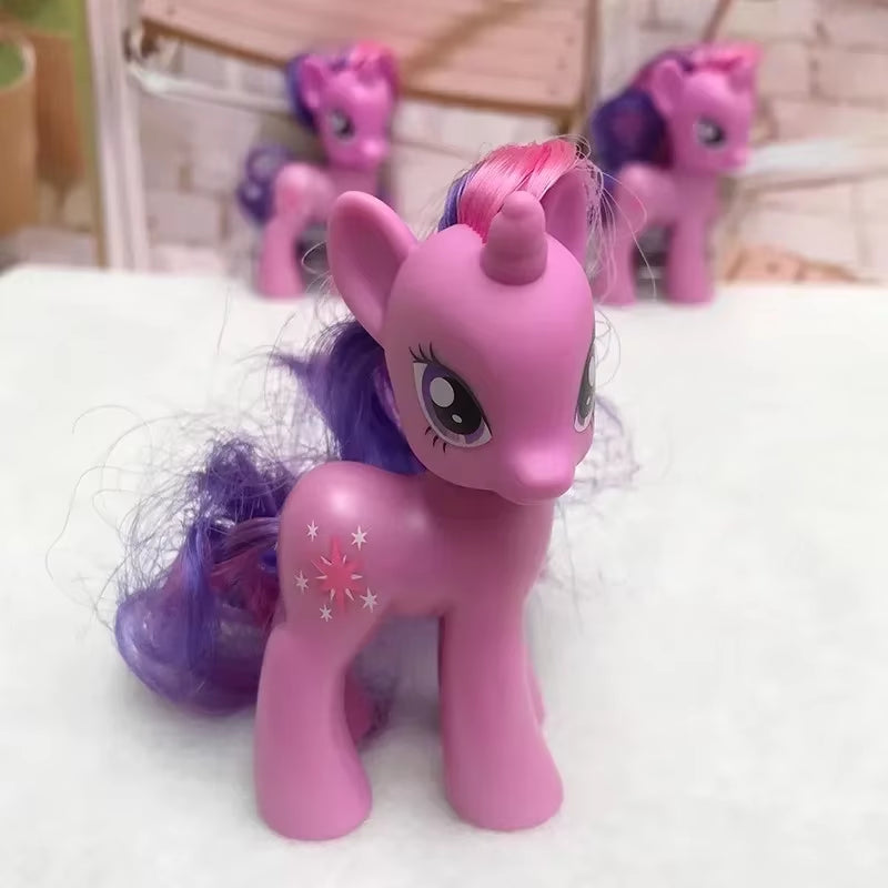 My Little Pony Twilight Sparkle Anime Cartoon Cute Doll Toy Action Figures Model Collection Ornaments Kids Birthday Gift