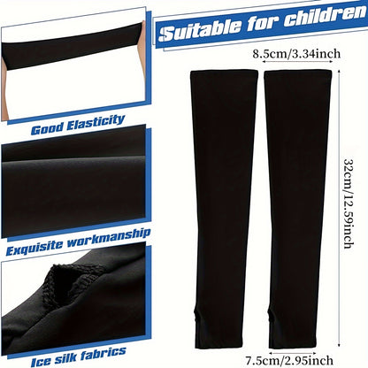 [6pairs Cooling Arm Sleeves Compression] 3pairs/6pairs Arm Sleeves for Kids Arm Sleeves for Boys Girls Sun Protection Cooling Sleeves Youth Sport compression Sleeves Beauty World Shop