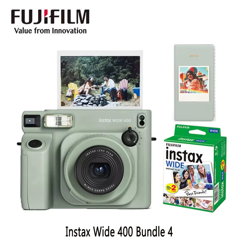 Instant Camera Hot Sale Film Camera Wide 300 Upgrade Optional Fuji Wide Film  Genuine  Instax Wide 400 Camera