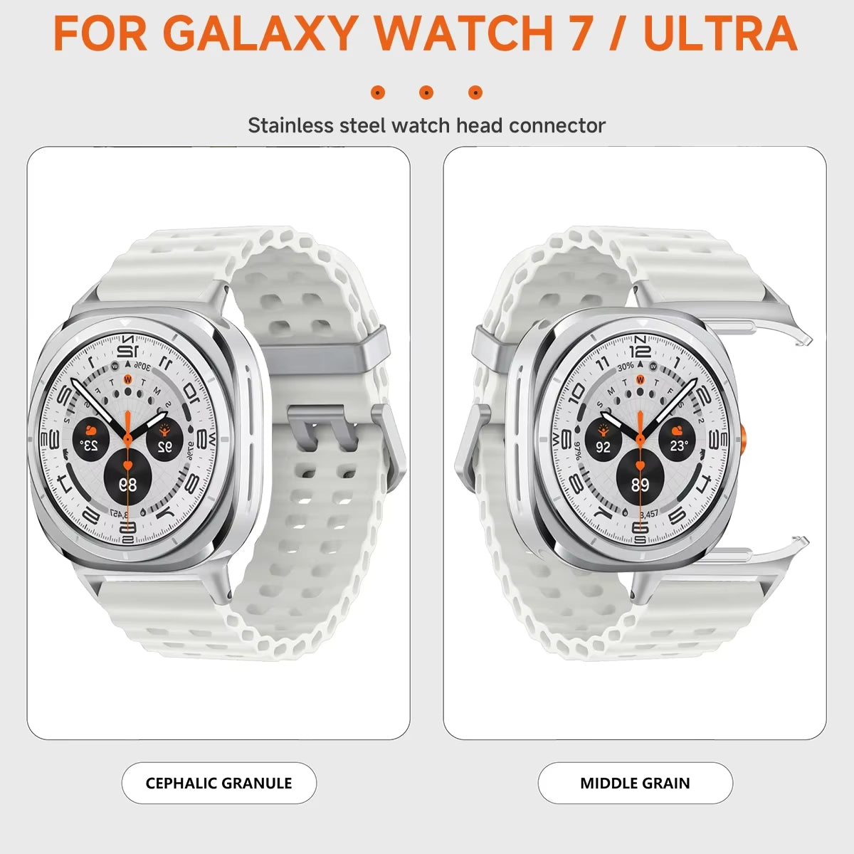 1 Pair Adapter for Samsung Galaxy Watch 7Ultra 47Mm Metal Connector for Samsung Watch Ultra 2025 20Mm 22 24Mm Watch Accessories