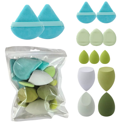 4/14Pcs Makeup Sponge Cosmetic Blender Beauty Egg Foundation Sponges Puff Powder Puffs Make up Accessories Women Makeup Tools