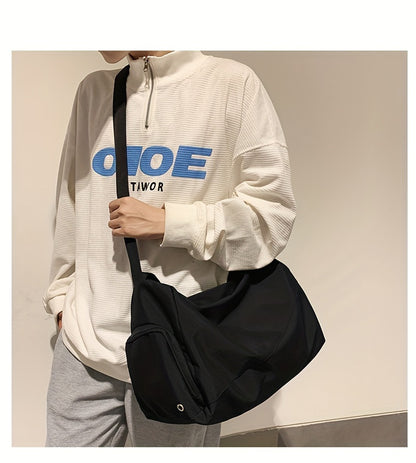Men's Large Sling Bag, Sport Travel Shoulder Bag, Crossbody Bag For Hanging Out & Daily Commute Beauty World Shop