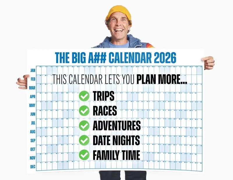 🔥📅The Big A## 2026 Wall Calendar - Flexible Dry-Erase Material ✍️Design Your Amazing Year!🏃 mysite