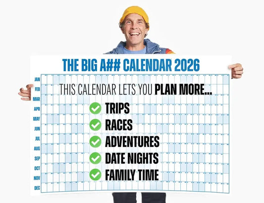 🔥📅The Big A## 2026 Wall Calendar - Flexible Dry-Erase Material ✍️Design Your Amazing Year!🏃 mysite