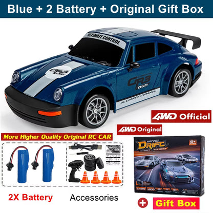 New  Remote Control Drift Car Full Size 1:24 Mini Remote Control Racing Car Model 2.4G Radio High Speed RC Car Boy Toy Gift
