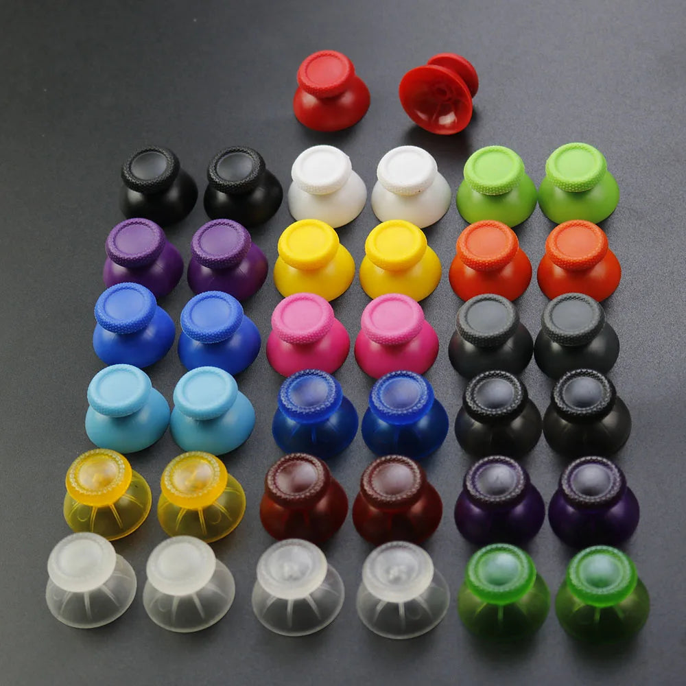 2Pcs 3D Analog Joystick Stick for PS5 Controller Analogue Thumbsticks Caps Mushroom Game Head Rocker Replacement