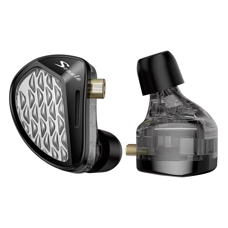 Sonata 14BA 28 Unit Balanced Armature Drive in Ear Earphones Electronic Frequency Division Earbuds Hifi Monitoring Headphones