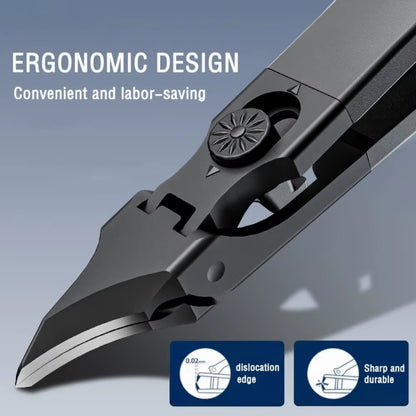 Professional Super Sharp Slanted Nail Clippers Opening Anti-Splash Nail Clipper Stainless Steel Toenail Pliers Manicure Tools