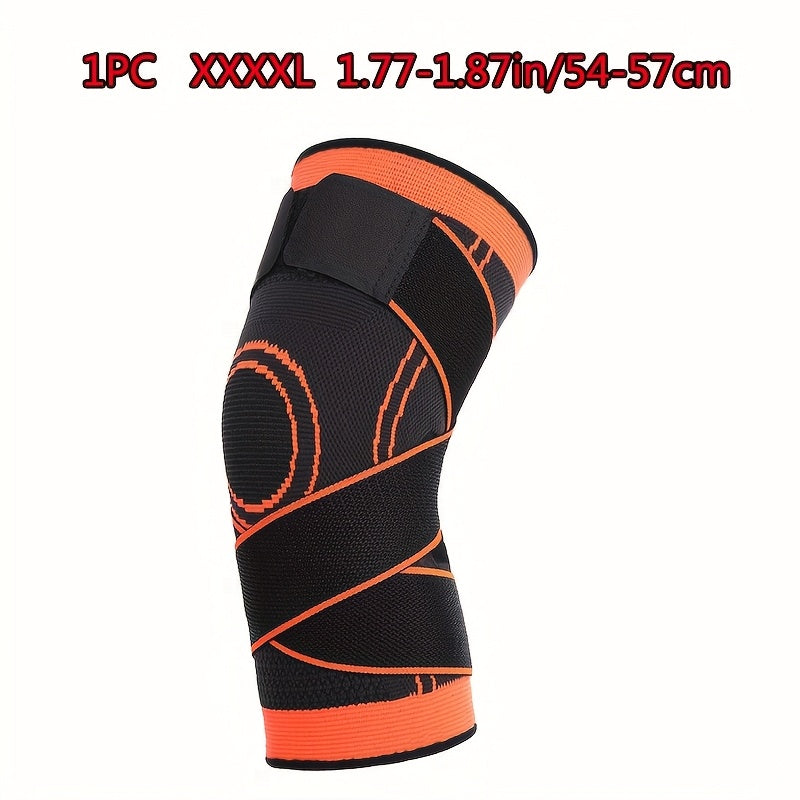 1pc Strap Knee Protector Sports Knee Support Adjustable Compression Breathable Joint Protection Sports Knee Protector Strap Compression Basketball Running Beauty Fashion
