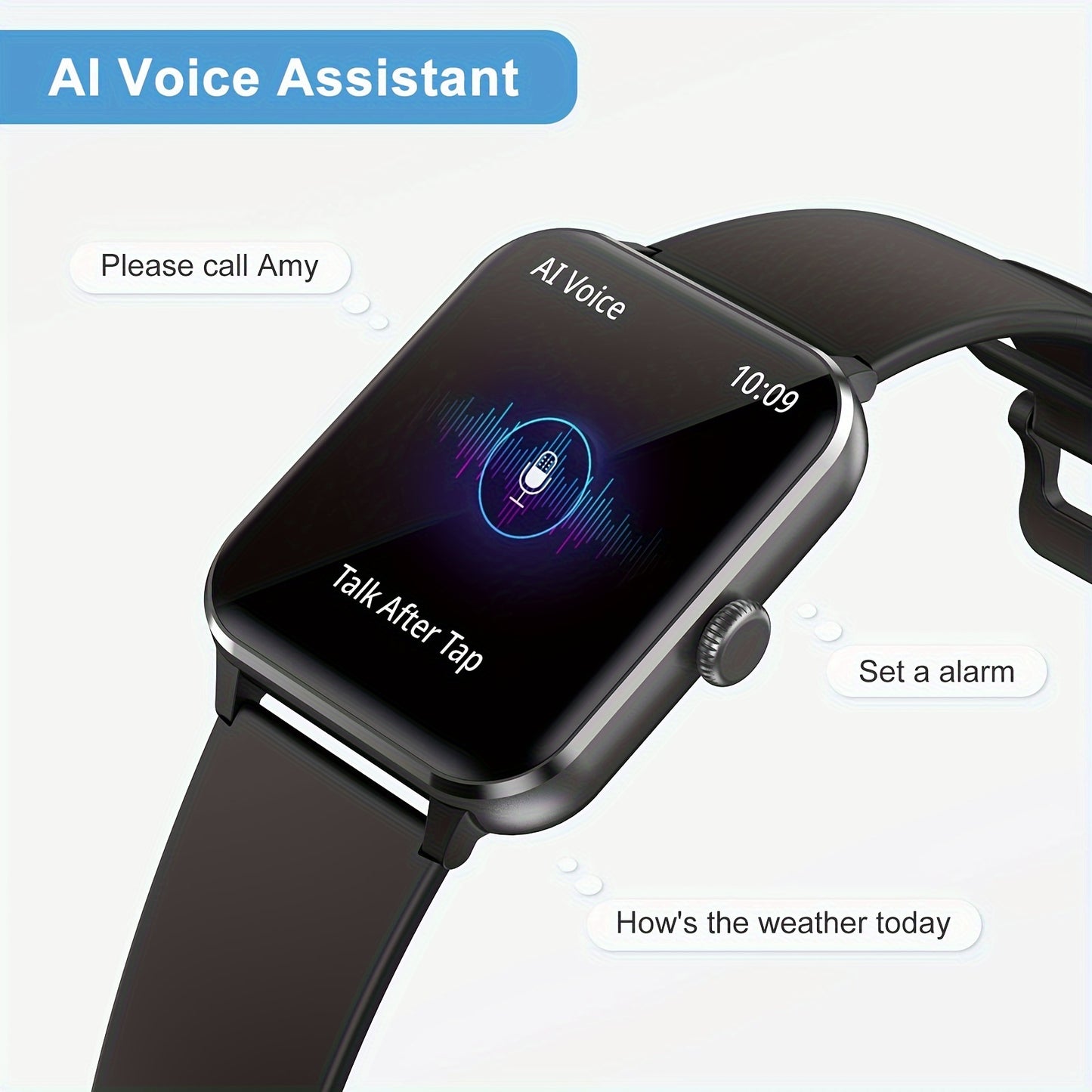 Smart Watch (Answer/Make Call), 1.85" Smart Watches for Men Women Waterproof, 100+ Sport Modes, Fitness Activity Tracker, Health Sleep Monitor, Pedometer, Smartwatch for Android iOS Beauty World Shop