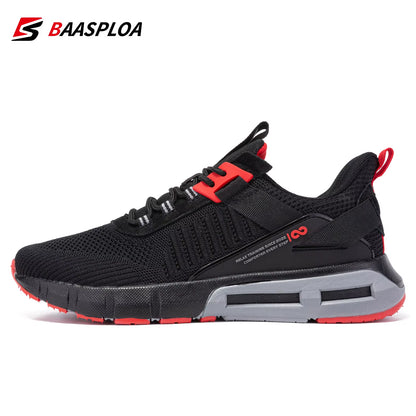 Men Sport Shoes Mesh Breathable Walking Shoes for Men Lightweight Non-Slip Outdoor Fashion Casual Sneakers Lace up Male