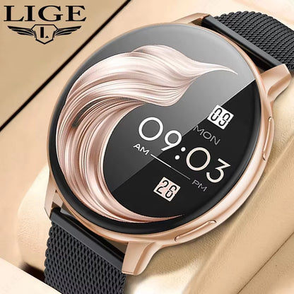 2025 Smart Watch Women Bluetooth Call Custom Dials Watches Blood Oxygen Monitor Sport Men Smartwatch Ladies for Android IOS