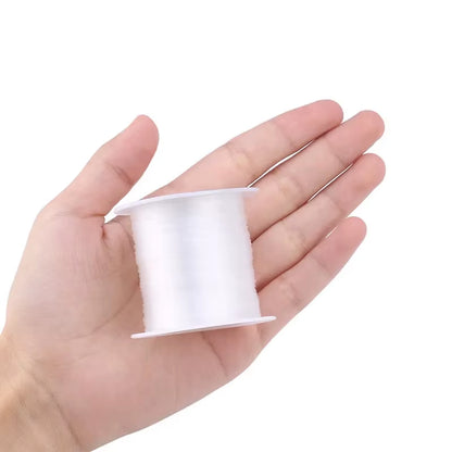 Zxiixz 1Roll Plastic Crystal DIY Beading Fishing Line No Elastic Cord Rope for Jewelry Making Supplies String Thread