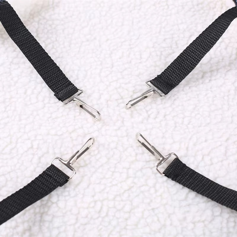 Cozy Double Rabbit Puppy Cat Hammock Winter Warm Pet Bed House for Cats Kitten Kedi Casa Para Gato Chinchillas Mascotas Supplies