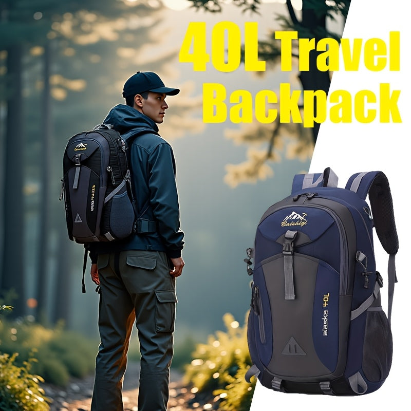 [Lightweight Daypack] Lightweight 40L Hiking Daypack Backpack | 1pc Computer Protection High Quality Laptops Backpack for Men And Women Camping Climbing Outdoor Sport Large Capacity Traveling Valentine's Day Gifts for Men Cam