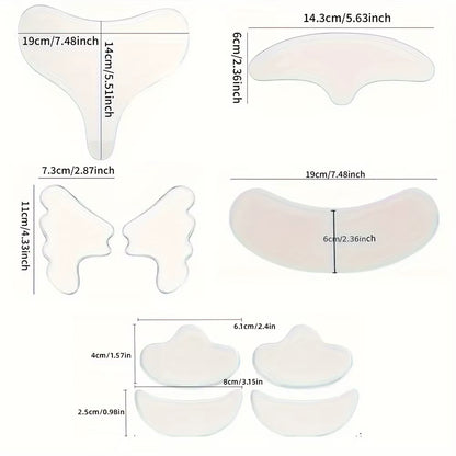 Silicone Face & Neck Lift Patches anti Rimpel Pads Wrinkle Removal Sticker Face Forehead Neck Eye Sticker Pad Lifting Care