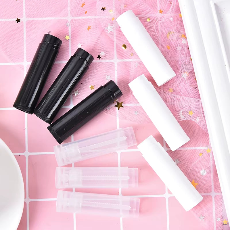 100Pcs 5Ml Empty Lipstick Bottle Lip Gloss Tube Lip Balm Tube Container with Cap