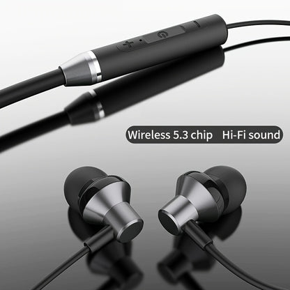 HE05 Neckband Wireless Headphones Hi-Fi Stereo Sound Sport Wireless Earphones Comfortable Wearing Wireless Headset Compatible with all mobile phones Can Be Used As A Birthday Gift Holiday Gifts