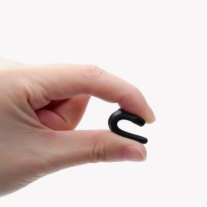 Silicone Anti-Slip Ear Hooks Holder for Glasses Black/Transparent Elastic Eyeglasses Retainer Holders Eyewear Accessories