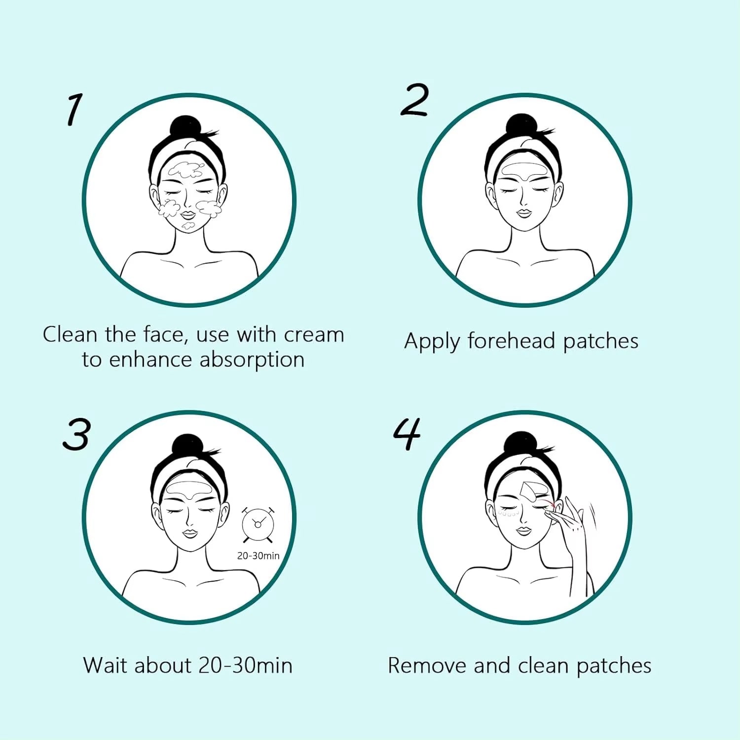 Reusable Silicone Patches anti Rimpel Pads Silicone Wrinkle Removal Sticker Face Forehead Neck Eye Sticker Skin Care Patch