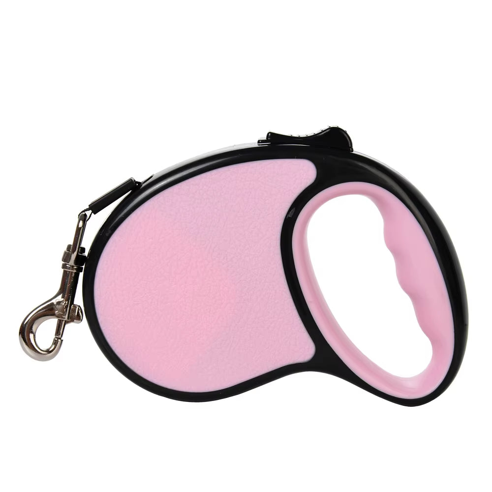 3M/5Metre Dog Leash Walking Automatic Pet Collar ABS Case Nylon Rope Dog Harness Dog Footprint Puppy Dog Footprints Keychain