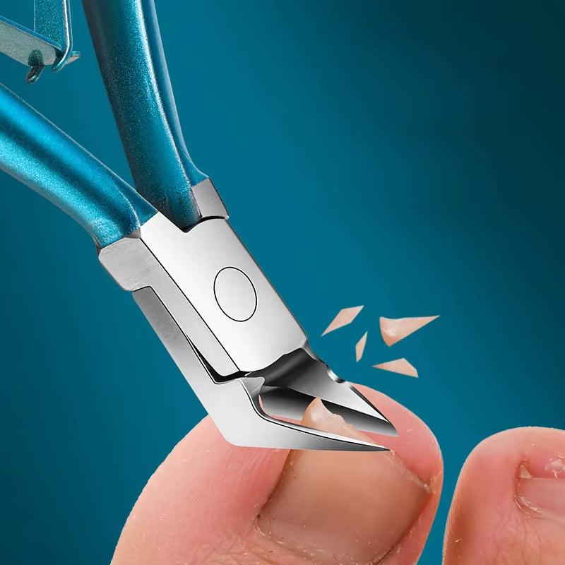 5Pcs/Set Nail Clippers Manicure Tool Set Cuticle Nippers and Cutter Kit Professional Ingrown Toe Nail Clippers Grooming Tools