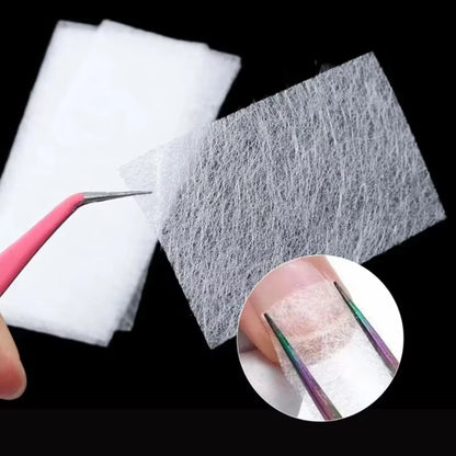 Fiberglass Nail Extension Non-Woven Silks Form Wrap Manicure Build UV Gel Acrylic Nail Extension Glass Fiber Paper