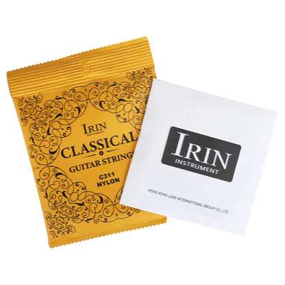 6 Pcs Nylon Classical Guitar Strings Set - Black Clear Silver Plated Copper Wound - Guitarra Strings - Guitar Accessories