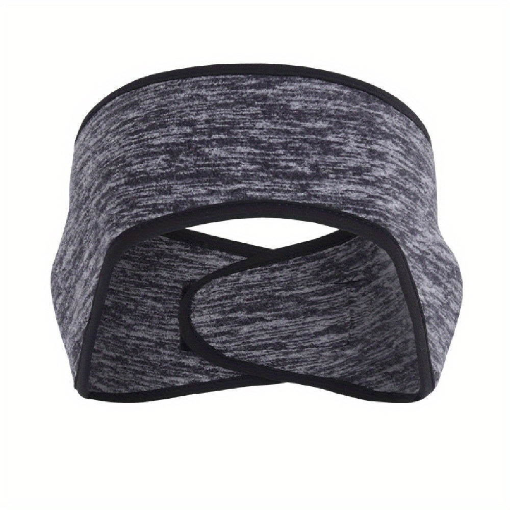 Winter Fleece Headband, Sport Earmuffs, Windproof Stretchy Ear Covers, Ski Workout Sweatband, Thermal Moisture Wicking Sport Headbands - For Men & Women - For Winter Sports & Outdoor Activities - Perfect Gift for Cold Weather Beauty World Shop