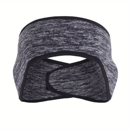 Winter Fleece Headband, Sport Earmuffs, Windproof Stretchy Ear Covers, Ski Workout Sweatband, Thermal Moisture Wicking Sport Headbands - For Men & Women - For Winter Sports & Outdoor Activities - Perfect Gift for Cold Weather Beauty World Shop